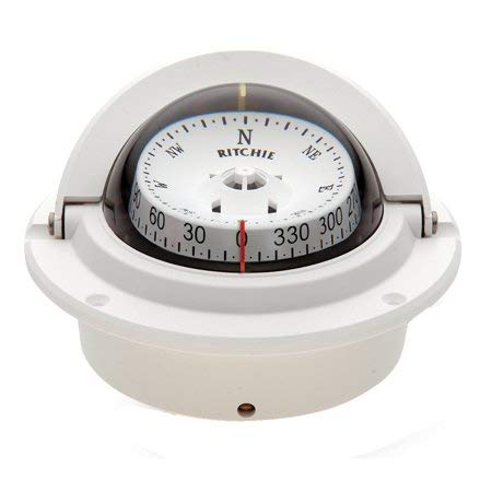 Ritchie F-83W Voyager Compass - Flush Mount - White #TOP4