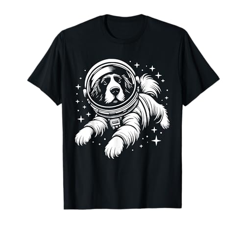 Dog Dad Mom Space - Astronauta Gordon Setter Camiseta