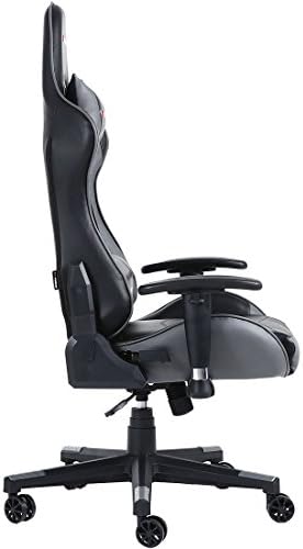 GTFORCE PRO FX RECLINING SPORTS RACING GAMING OFFICE DESK PC CAR FAUX LEATHER CHAIR (Grey)
