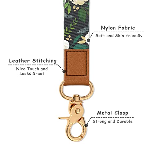 Image of Wrist Lanyard Key Chain, Cute Wristlet Strap Keychain Holder for Women Men Car Keys ID Badges Card Wallet Phone Camera