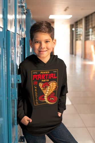 Sweat à Capuche Cobra Serpent Imprimé Résistant Enfant Taille 6 Ans