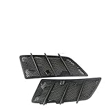 Fengqi Embellecedor de Rejilla de ventilación Superior for capó de Coche Compatible con Mercedes Benz W164 ML GL 320 350 450 550 63AMG 2008-2011 (Color : Black L)