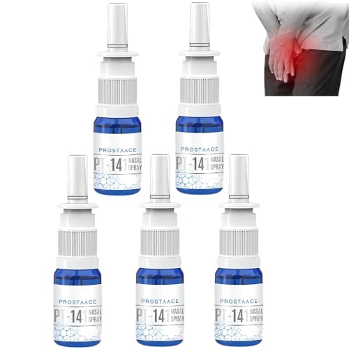 ProstaAce PT-141 Spray nasal, ProstaAce Prostate Nasal Spray para hombres, ProstaAce Nasal Spray para aliviar la próstata, restaura la energía y la vitalidad (5Pcs)