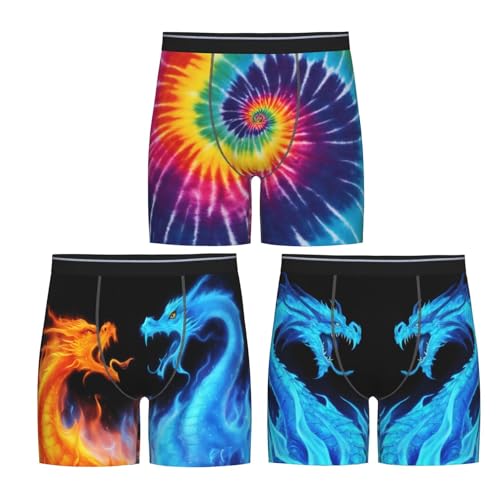 Underwear Men 3 Pack Funny Boxer Brief Set For Men Underwear Multipack Fun Novelty Gifts