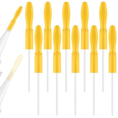 Gisafai 10 Pcs Caulk Tube Caps Reusable Universal Sealer, Yellow