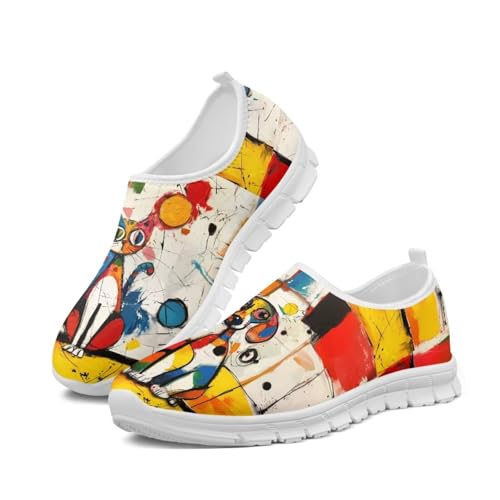Image of Jeiento Cute Dog Women's Casual Slip On Shoes Loafers Sneakers for Women