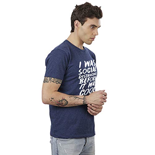 Image of Free Authority Printed Regular Fit Cotton Men's T-Shirt