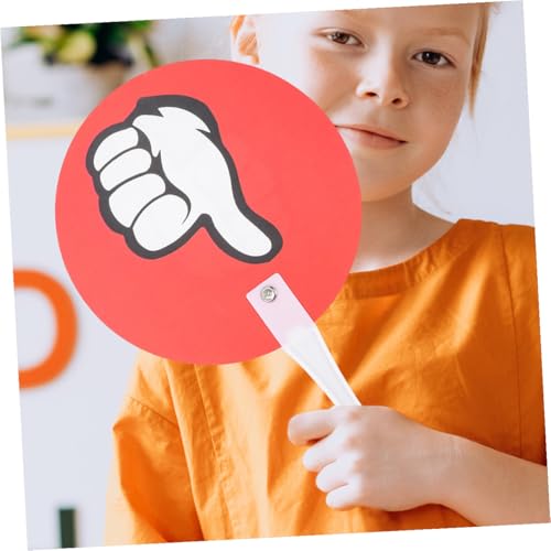 Palettes de vote oui non réutilisables en plastique lot de 40 pour enseignants