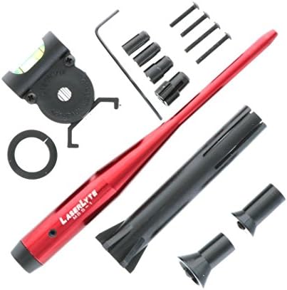 MBS-DLUX LaserLyte Universal Laser Bore Sight for Alignment of Iron Sights and Hunting Scopes for .22-.50 Caliber Rifles and Handguns