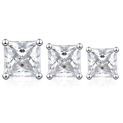 JYNXOR 3 pcs Pendientes Magnéticos, pendientes falsos para hombre, Pendiente de Imán para Hombre Mujer Pendient Magnéticos Hombres Diamante Pendiente Iman Hombres, sin necesidad de perforar, Cuadrado | Ya disponible en tu tienda friki favorita! En mundofriki.es!