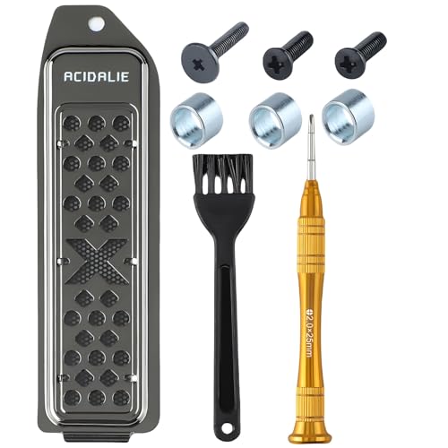 ACIDALIE Metal Heatsink Cover Expansion Slot Replacement | for PS5 M.2 SSD New Ventilation Hole Dustproof | for PlayStation 5 SSD with Heatsink | Screwdriver Kit (Bronzer)