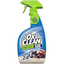 OxiClean Carpet and Rug Cleaner, Pet Stain and Odor Remover Spray, 24 fl oz