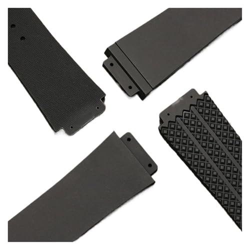 Correa de silicona de 26 x 19 mm con rayas verticales para reloj Universe de hombre y mujer 6