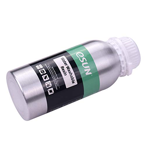 'Resina Lavable al Agua para Impresoras 3D LCD - Botella de Aluminio, Dureza 76D - Compatible con Nova, Sparkmaker, Uniz y Creality' - Fernando Cortés