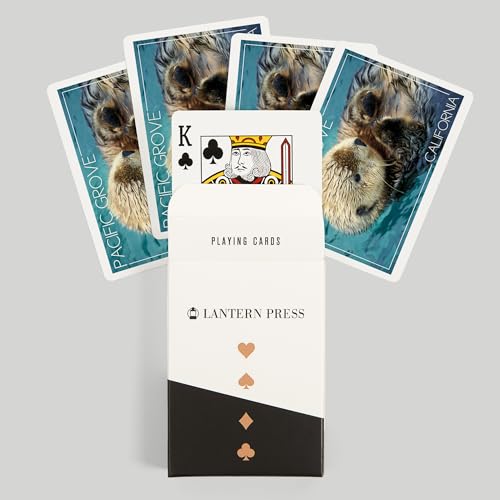 Baraja de 52 cartas Poker Pacific Grove Sea Otter miniatura 6