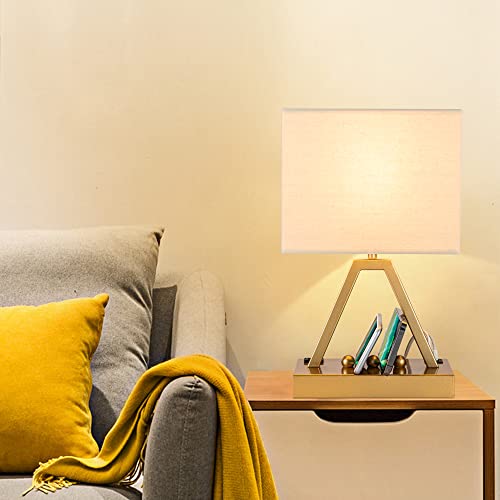 Lámpara de mesa táctil Briever con USB y dimmer miniatura 5
