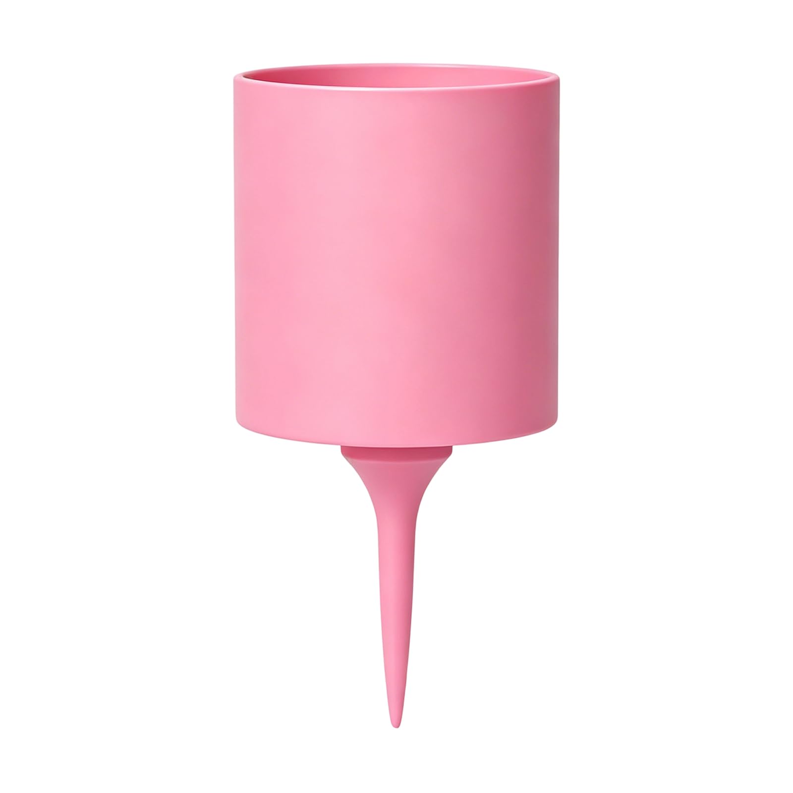 PANGBOER Grass Drink Holder Stake for Golf Play, Portable Cup Rest with Pointed Ground Tip, Travel Ready Form, 18 X 25 Cm Round Practice Play Outdoor Drink Rest