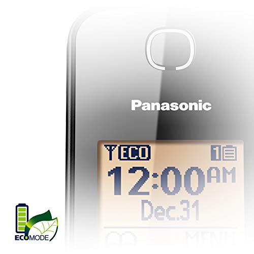 Panasonic Expandable Cordless Phone System With Answering Machine, Call Block, Intercom, Speakerphone, And Amber Backlit Display – 4 Handsets – Kx-Tgc364B (Black) #TOP5