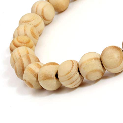Eigso Wood Bead Bracelet Lava Rock Stone Beads Diffuser Bracelet Gemstone Aromatherapy Bracelet for Men Women4