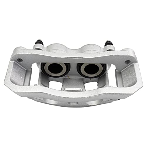 Image of TRQ Front Disc Brake Caliper with Bracket & Hardware LH