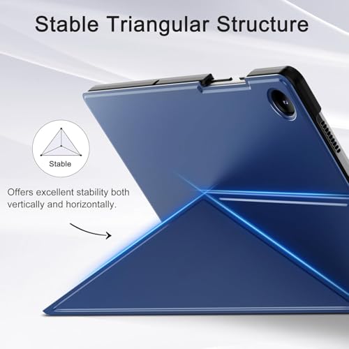 Image of MOCA Case for Samsung Galaxy Tab A9+ /A9 11 Inch 2023 (SM-X210 /X215 /X216), Foldable Stand Cover with Auto Wake Sleep, Slim Lightweight Protective Case (Ocean Blue)