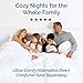 Cal King Size 4 Piece Sheet Set - Comfy Breathable & Cooling Bed Sheets Set - Hotel Luxury Bedding for Women, Men, Kids, Teens, Boys & Girls - Deep Pockets, Ultra-Soft, Wrinkle Free - Oeko-Tex - White