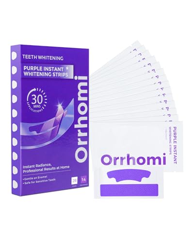 Image of Teeth Whitening Strips, Purple, Enamel Safe, Sensitive, 14 Treatments
