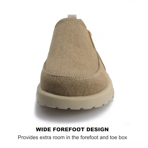 UPIShi Men's Slip On Arch Support Loafers Casual Orthopedic Plantar Fasciitis Relief Non Slip Canvas Comfortable Walking Shoes3