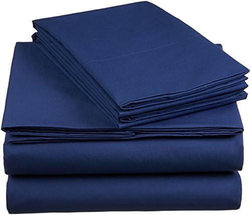 Amazon Basics, 100% Cotton, White, Double with Two Pillowcases