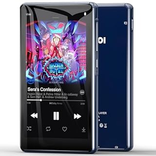 Lettore MP3 163GB Spotify con WiFi Bluetooth, Touchscreen da 4,5 pollici, Lettore MP4 Android 13, Compatibile con Audible, Radio FM, Amazon Music, Deezer, Pandora, Play Store