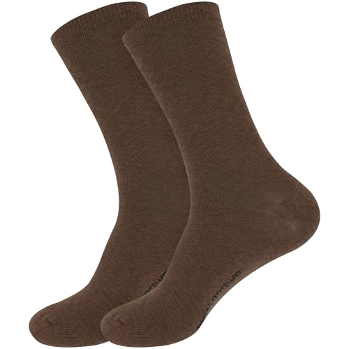 Image of BambooMN Unisex Men and Women's Rayon from Bamboo Wool Blend Athletic Crew Socks for Home, Travel, Work and Sport, 2 Pairs
