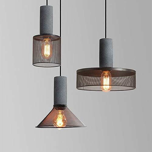 Lámpara industrial para isla de cocina y barra de bar con diseño retro 2