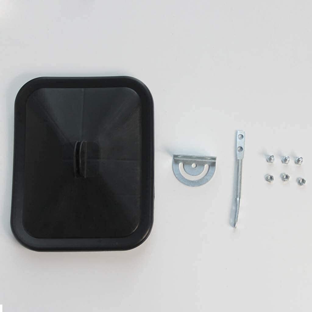 Espejo Convexo Gran Angular para Carreteras, Espejo de Seguridad Gran Angular Interior Cuadrado