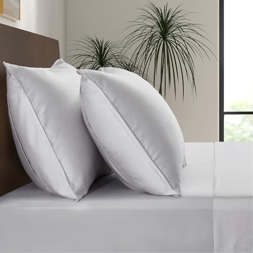 Image of Luxury Bamboo Market | King Envelope Pillowcase Set | 100% Viscose Made from Bamboo | Organically Grown | Ultra Soft | Cooling | 2pcs [Dove Grey]