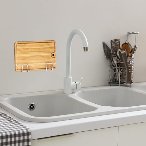 Miniatura 6 de Soporte For Tablas De Cortar Debajo Del Gabinete - 4 Piezas Soporte For Tablas De Cortar Estante De Almacenamiento De Acero Inoxidable Tabla De Cortar Debajo Del Estante Del Mostrador