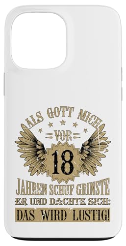 �ʔ���18�΂̒a�����uAls Gott mich vor 18 Jahren schuf�v�f�U�C���B �X�}�z�P�[�X iPhone 13 Pro Max �p