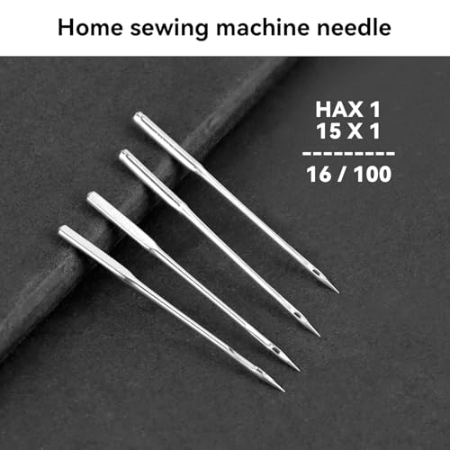 50 Pcs Universal Sewing Machine Needles for Leather&Jeans, Heavy Duty (HAX1 100/16)