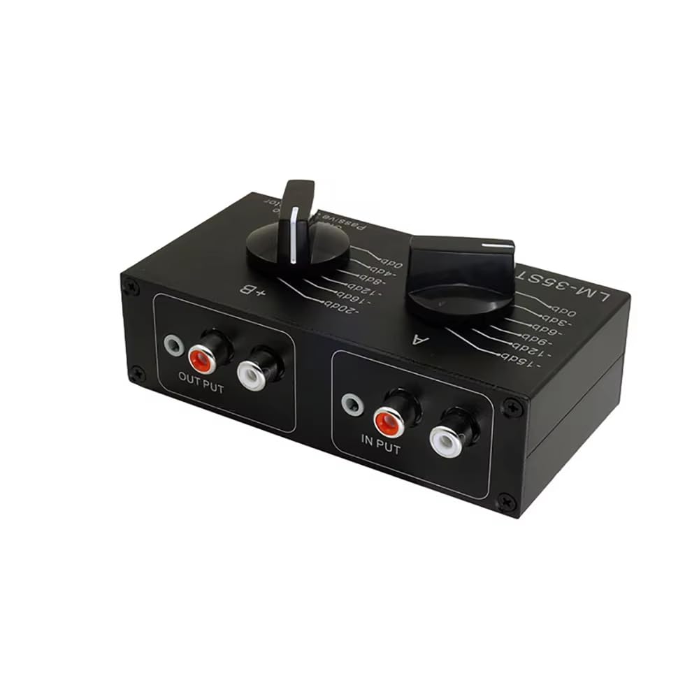 Audio Stereo Passivo a Doppio Canale | Attenuatore di livello del preamplificatore, regolabile senza perdite, tipo combinato, massimo -35 dB