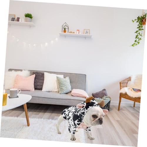 Disfraz de vaca para perros y gatos tamaño M miniatura 7