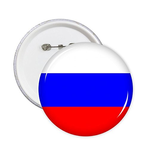 Drapeau national Russie badge rond XL en lot de 5 pièces pour costume