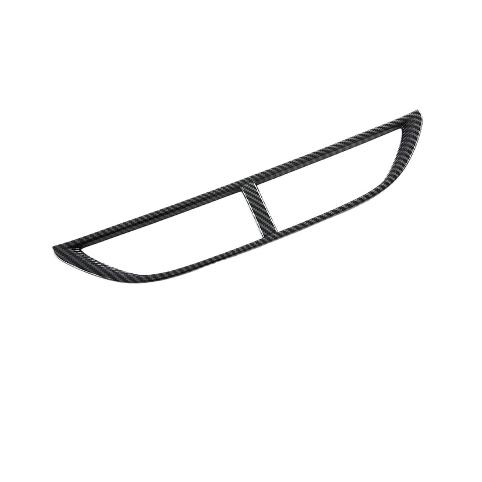 QBKGMEWCA Center Console Air Vent Trim Compatible for Denza D9 2023–2025 Carbon Fiber Patterned(Type1)