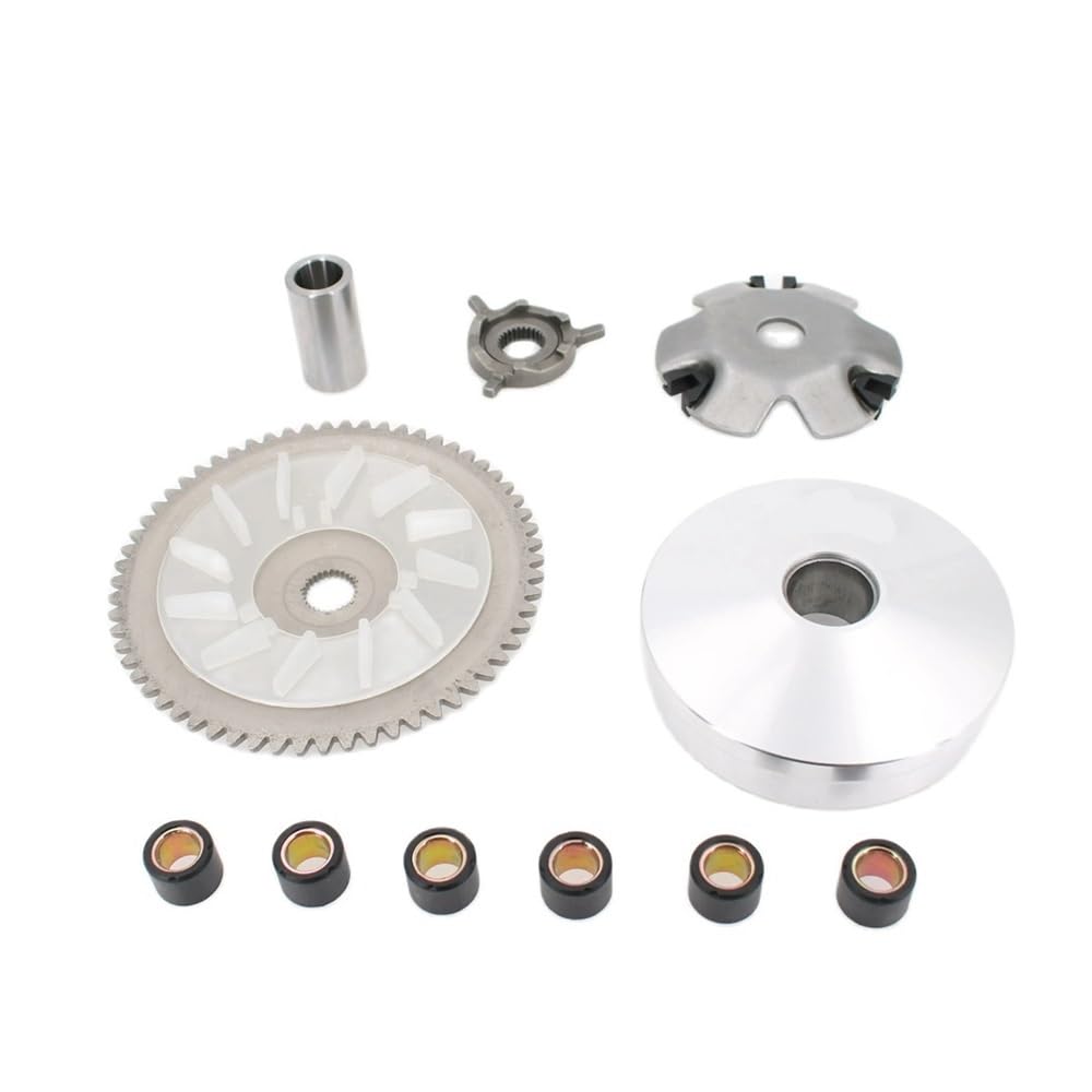 Misura for GY6 49cc 50cc Scooter Ciclomotore Kit Variatore Completo Frizione Anteriore Puleggia con Rulli pesi 139QMB 139QMA