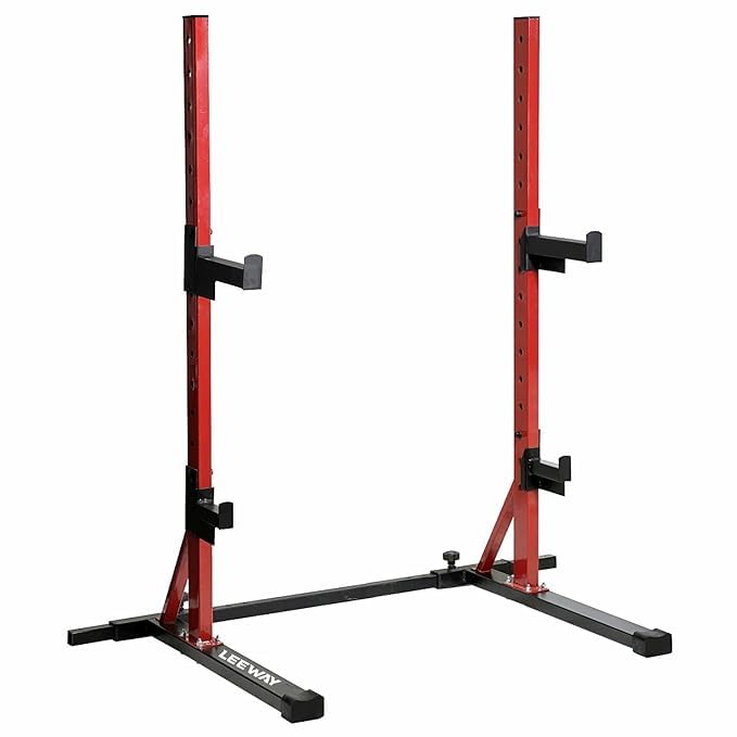 LEEWAY LF105 Squat Rack for Home Gym | Barbell Stand, Power Rack for Bench Press Stand | Weight Bench High Jump Machine | Gym Rack (1, Multi, SQ.LF-105)