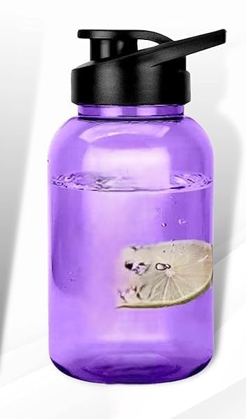 Protein Shaker Bottle, 100% Leak Proof Guarantee, Gym Bottle for Protein Shake/Sipper Bottle Pre Workout BCAAs, BPA Free Material with Plastic Ball (BLACK, 700ML, Pack of 1) (Purple) (B0D896TD4Y) Amazon Price History, Amazon Price Tracker