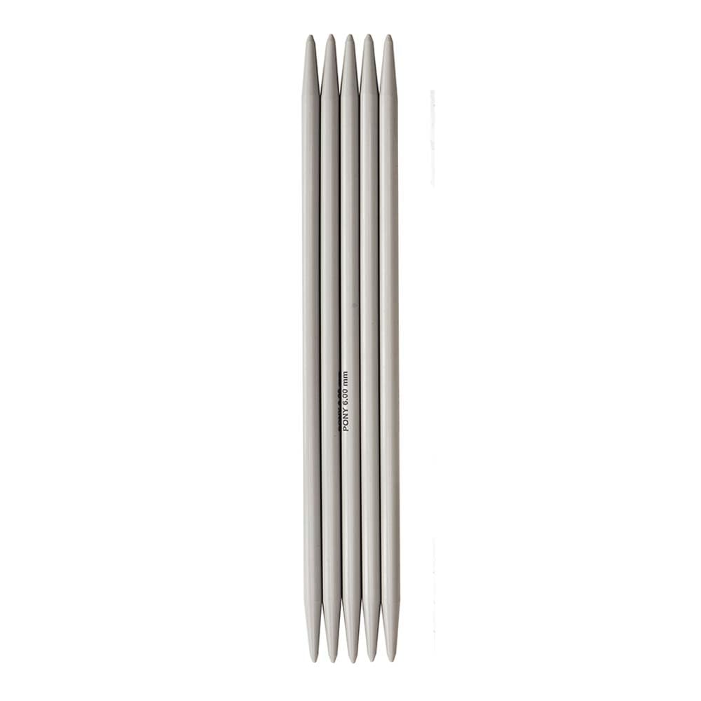 Pony Classic Double Pointed Needles Plastic 20cm 6mm - 1pc