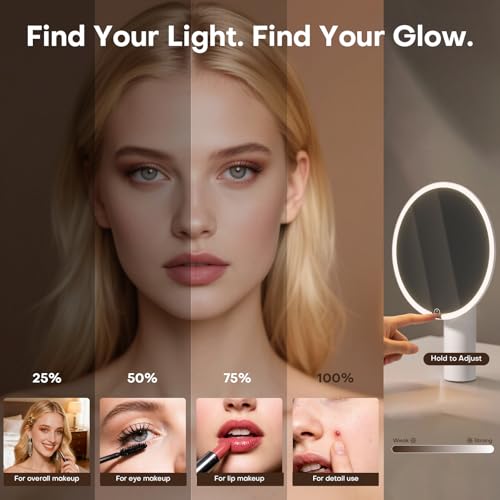 Get 50% Off UieSian Asdys Lighted Makeup Mirror with Code EW6CP9WM