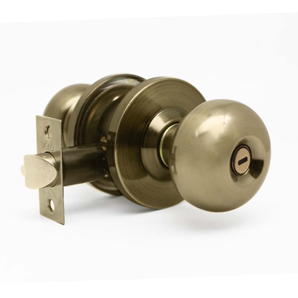VOLO Main Door Knob with Key Lock – Entry Door Handle for Main Gate/Bedroom/Exterior Use, Secure Locking Handle (Black) 3