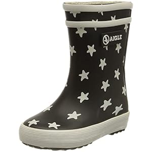 Aigle Baby Flac thema regenlaarzen unisex kinderen, Marine Ster, 20 EU