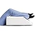 SUPPORT PLUS Leg Wedge Pillow - Leg Elevation Pillow, Memory Foam Wedge Pillow with Washable Cover, Leg Bolster Bed Wedge Pillow - 17