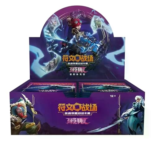 Riftbound Unleashed Jumbo Display Chinesisch League of Legends TCG Display mit 12 Jumbo Boostern und 168 Karten